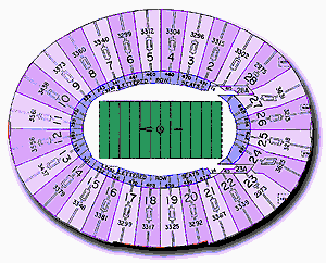 Rose Bowl Map
